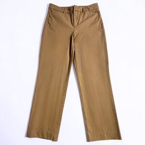Old Navy High-Rise Pixie Pants Womens 8 Camel Tan Stretch Chino Trousers 1166